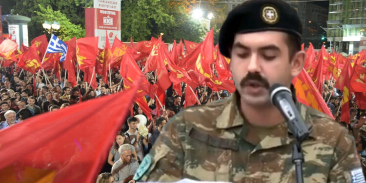 Komünist Partinin İsrail Karşıtı Eylemine Üniformayla Katılan Asker Ülkeyi Karıştırdı