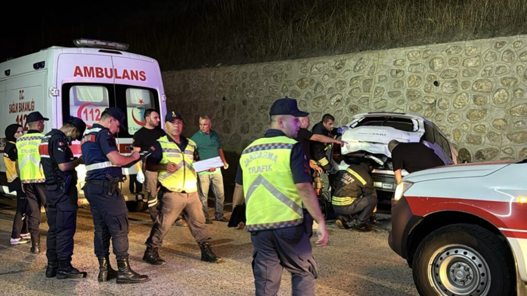 Kongreden Dönen Doktorların Aracı İstinat Duvarına Çarptı: Feci Kazadan Kahreden Haber