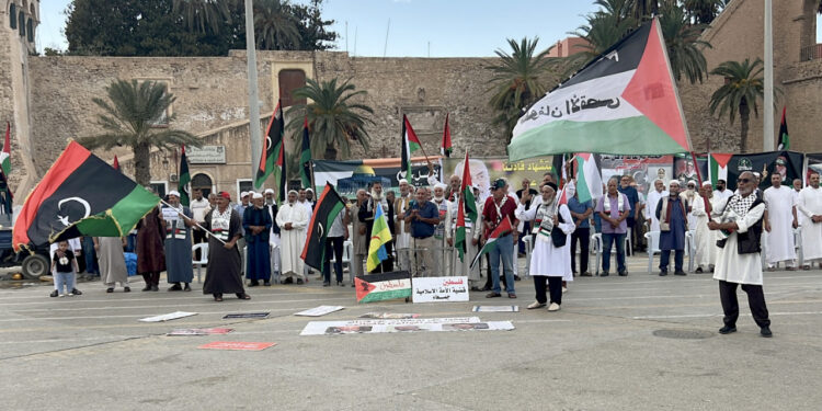 Libya'da Yahya Sinvar için Şehitler Meydanı'nda Gıyabi Cenaze Namazı Düzenlendi