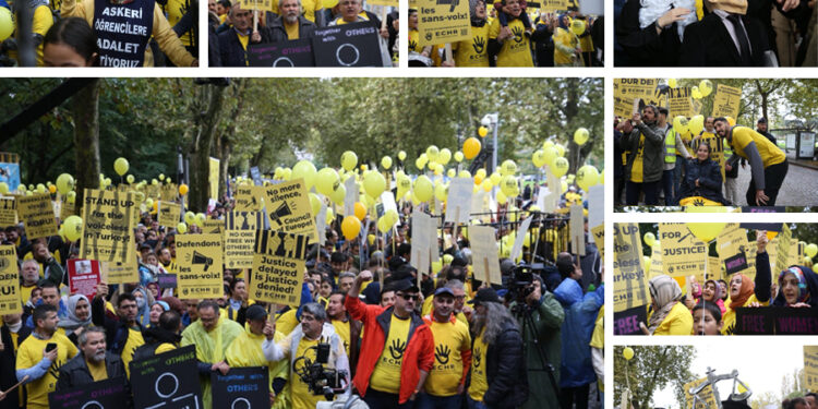 STRAZBURG | Binlerce insan, Avrupa Konseyi’nin önünde ‘adalet’ için ses yükseltti