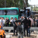 Saldırı şüphesi; Tel Aviv’de kamyon, otobüs durağına daldı