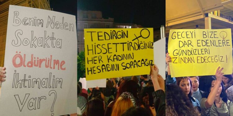 Tedirgin ettiğiniz her kadının hesabını soracağız, geceyi bize dar edenlere gündüzleri zindan edeceğiz!