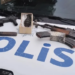 Uzun namlulu silah ve el bombası gömerken yakalandılar