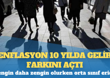Enflasyon 10 yılda gelir farkını açtı: Zengin daha zengin olurken orta sınıf eridi