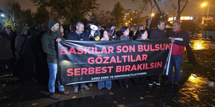 Amed Emek ve Demokrasi Platformu’ndan gözaltılara tepki