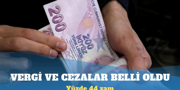2025’teki vergi, harç ve cezalar belli oldu