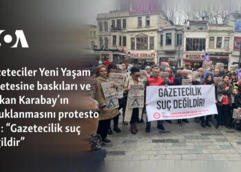 Gazeteciler Yeni Yaşam gazetesine baskıları ve Furkan Karabay’ın tutuklanmasını protesto etti: “Gazetecilik suç değildir”