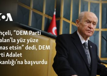 Bahçeli, “DEM Parti Öcalan’la yüz yüze temas etsin” dedi, DEM Parti Adalet Bakanlığı’na başvurdu