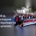 DEM Partili üç belediyeye kayyum atanması Diyarbakır’da yürüyüşle protesto edildi
