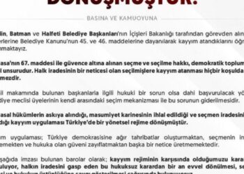 Barolardan, ‘hukuksuz karardan dönülsün’ çağrısı