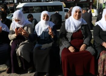 Beyaz tülbentli anneler: Tecridi kıralım, belediyeleri kayyımdan alalım