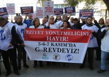 Grevdeki aile hekimlerinin talepleri