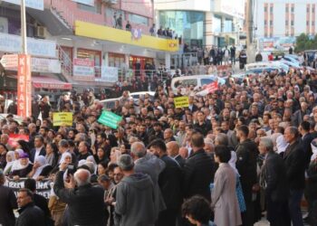 Mêrdîn’de binlerin katılımıyla yürüyüş: Barışa hazırız, kandırılmaya yokuz