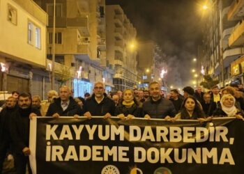 Kerboran’da kayyım protestosu: Tecridi kaldırın, barış için uzanan eli tutun