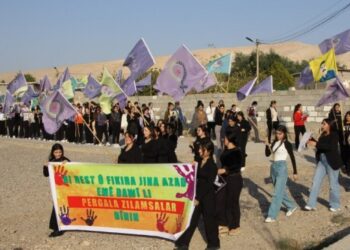 Mexmur’da kadına yönelik şiddete karşı yürüyüş