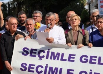 Kayyım protestosu: Bu darbeden derhal vazgeçilsin | GÜNCELLENİYOR