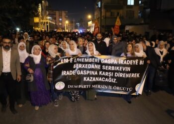Mersin’de binler yürüdü: Kayyıma geçit yok