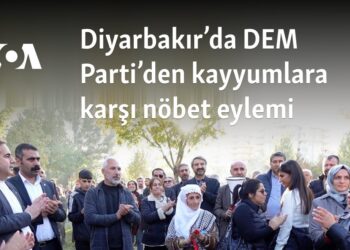 Diyarbakır’da DEM Parti’den kayyumlara karşı nöbet eylemi