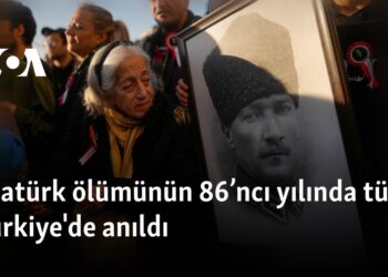 Atatürk ölümünün 86’ncı yılında tüm Türkiye’de anıldı