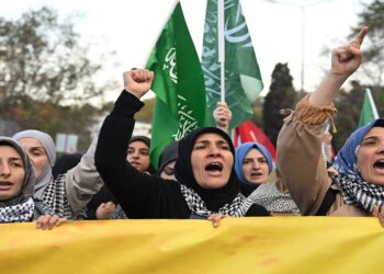 ABD'nin İstanbul Başkonsolosluğu önünde Gazze protestosu