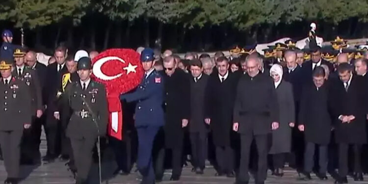 Atatürk'ün Vefatının 86. Yılı... Devlet Erkanı Anıtkabir'de