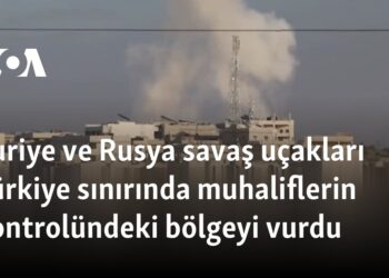 Suriye ve Rusya savaş uçakları Türkiye sınırında muhaliflerin kontrolündeki bölgeyi vurdu
