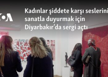 Kadınlar şiddete karşı seslerini sanatla duyurmak için Diyarbakır’da sergi açtı