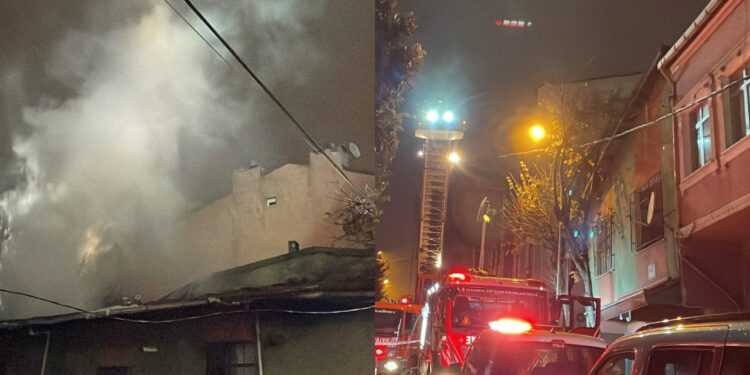 Bağcılar'da Korkutan Yangın: Alevler Yan Binalara Sıçradı