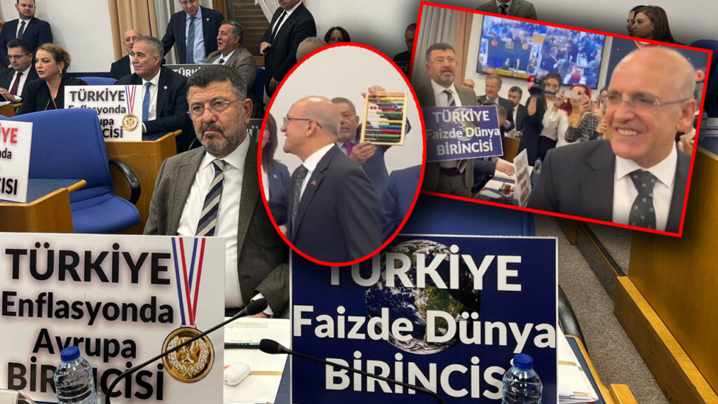 Bütçe Görüşmelerinde Bakan Mehmet Şimşek'e Abaküslü Protesto: AKP Sıralarından 'Nureddin Nebati' Çıkışı