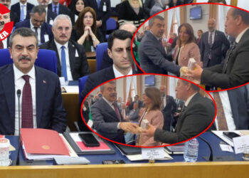 Bütçe Görüşmelerinde Protesto! CHP'liler Bakan Tekin'e Öğrencilere Verilmeyen Kumanyayı Verdi