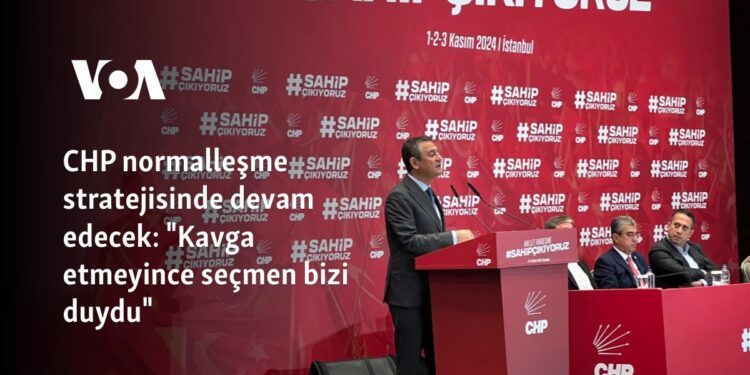CHP normalleşme stratejisinde devam edecek: “Kavga etmeyince seçmen bizi duydu”