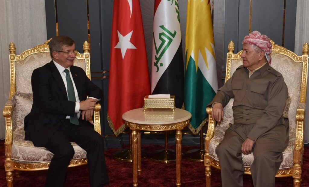 Davutoğlu’ndan Barzani’ye övgü: Terörsüz bir Ortadoğu’nun anahtarı