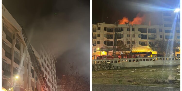 Dershanede yangın çıktı: Bir öğretmen hayatını kaybetti