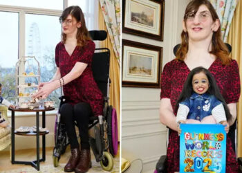 Dünyanın En Uzun Kadını Rumeysa ile Dünyanın En Kısa Kadını Jyoti Bir Araya Geldi