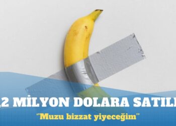 Duvara bantlanmış muz 6,2 milyon dolara satıldı