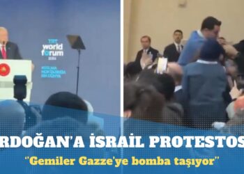Erdoğan’a İsrail protestosu
