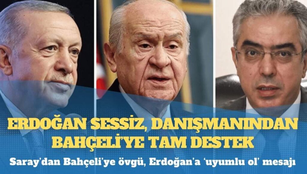 Erdoğan’ın Saray’daki danışmanı Mehmet Uçum’dan Bahçeli’ye övgü, Erdoğan’a ise mesaj geldi: “Yüksek uyum ve tam mutabakatın Terörsüz Türkiye hedefi açısından belirleyici pratikleri geliştireceğine inancımız tamdır”