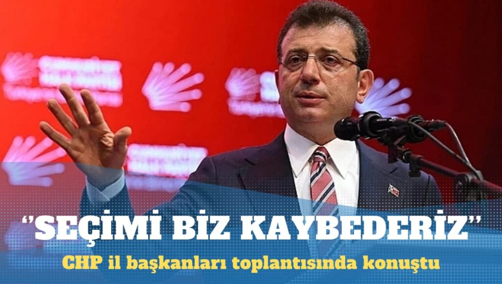 İmamoğlu: Seçimi iktidar kazanamaz kaybedeceksek bizler kaybederiz