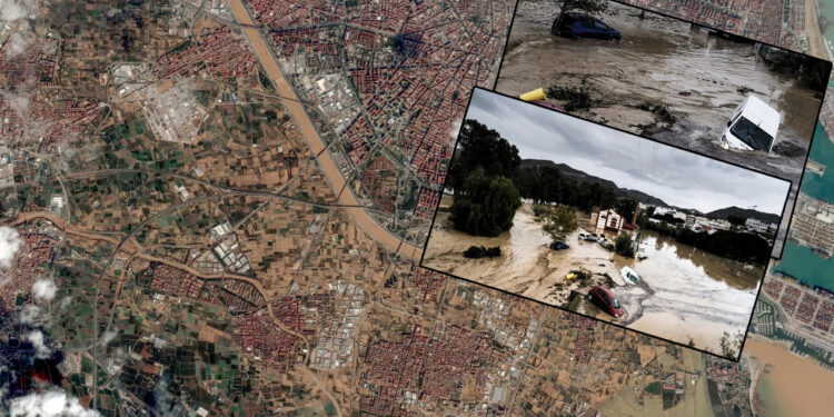 İspanya'daki Felaket Uydu Görüntülerinde! Can Kaybı Katlanıyor