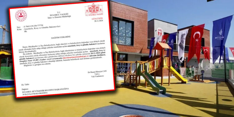 İstanbul Valiliği'nden 'Kreş' Hamlesi! Bütün Belediyelere Yazı Gönderildi, Geri Sayım Başladı