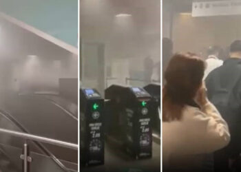 İstanbul’da metro istasyonunda yangın paniği