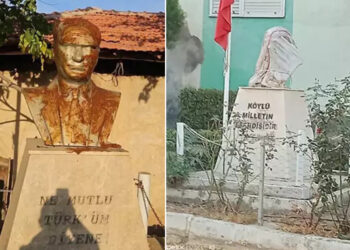 İzmir’de Atatürk büstüne çirkin saldırı: Şüpheli tutuklandı