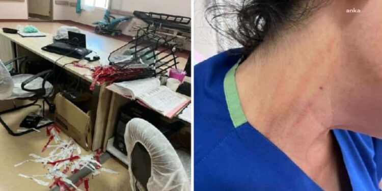 İzmir'de hemşireye saldırı