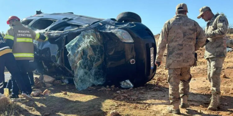 Mardin’de feci kaza: 4 ölü, 1’i ağır 4 yaralı