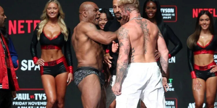 Mike Tyson, Rakibi jake Paul'u Tokatladı: 80 Milyon Dolarlık Maç Öncesi Ortalık Karıştı