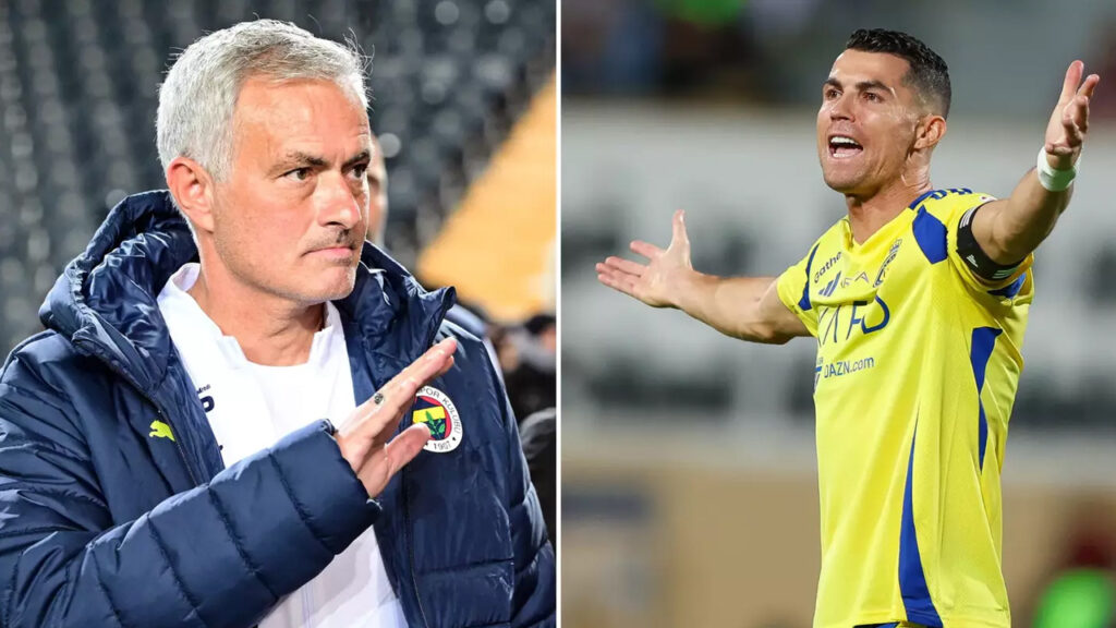 Mourinho'dan Sürpriz 'Ronaldo' Açıklaması! 'Özel Jetine Atlayıp Buraya Gelebilir'