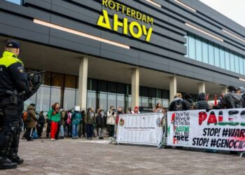 Roterdam’da silah fuarını protesto eden 9 kişi gözaltında