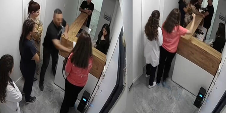 Sağlık Çalışanlarını Darp Edip Hasta Belgelerini Gasp Ettiler! Saldırı Anı Kamerada...