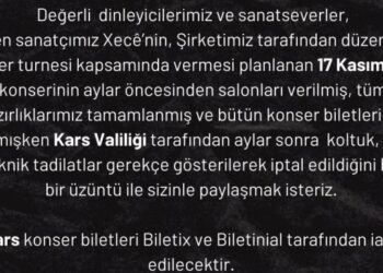 Sanatçı Xecê’nin bir konseri daha iptal edildi