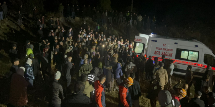 Van'da Facia: Dağdan Kopan Kaya Parçası Can Aldı
